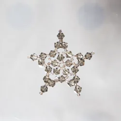  - Brooch Norma -  - Laiton argenté